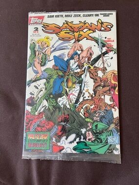 Topps Comics: Scream's Six #2 Colorful Action Cover